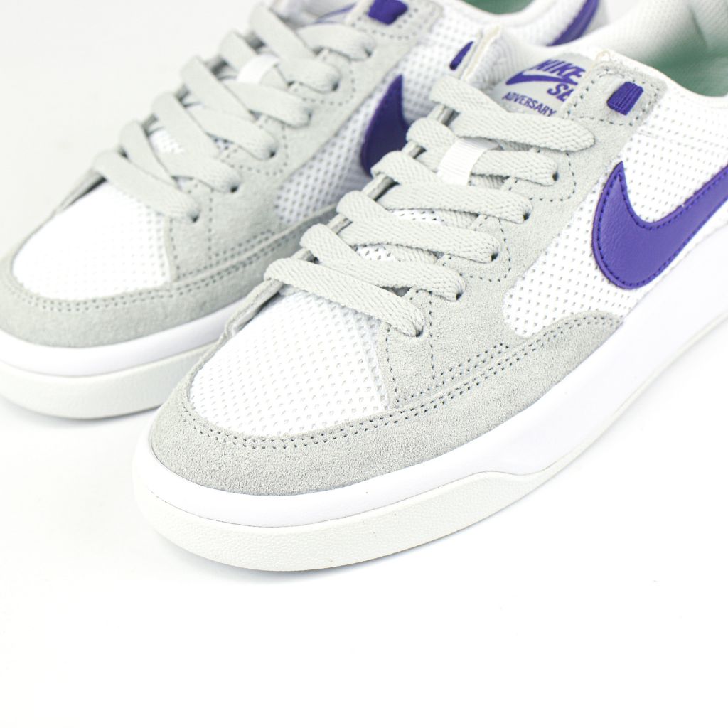 SB ADVERSARY WHITE PURPLE Nike Sneakerium