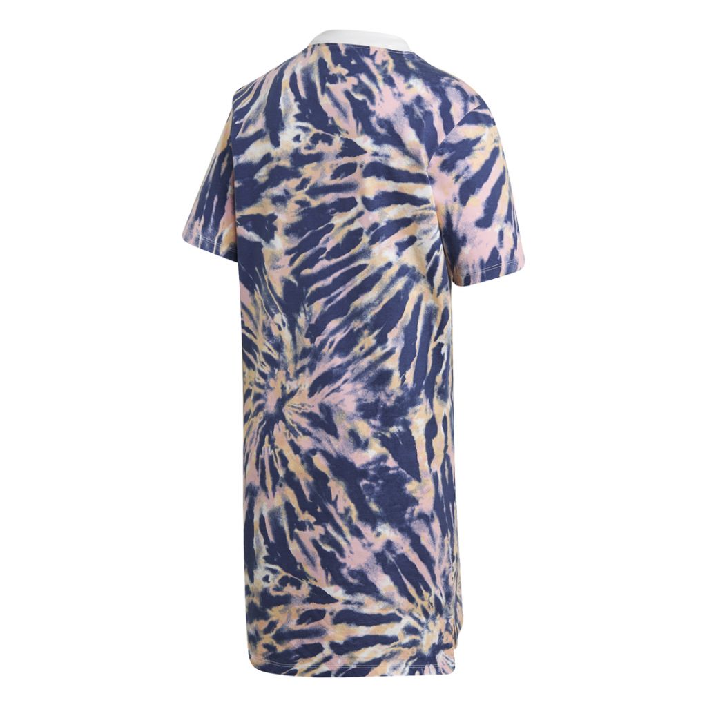 adidas t shirt dress tie dye